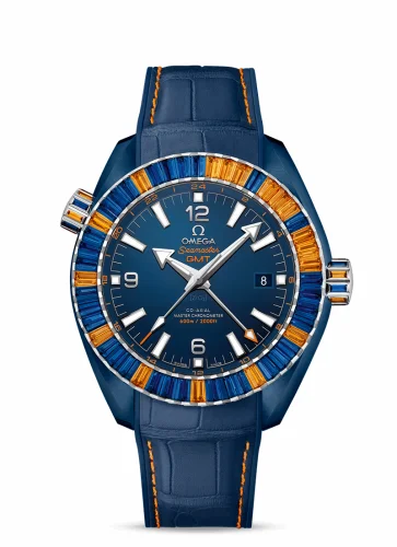 Omega Seamaster Planet Ocean 600M Co-Axial 45.5 Master Chronometer GMT Deep Blue Sapphire 215.98.46.22.03.001 (21598462203001)